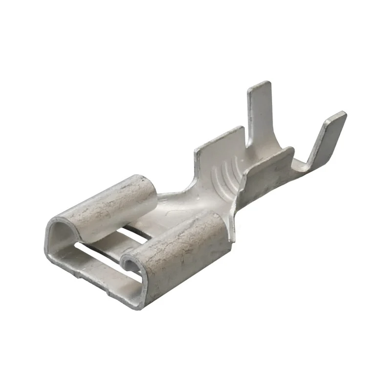 Oisolerade 6.3 mm spadkontakter för 2.5 mm² kabel / 100-pack