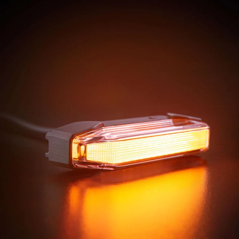 Strands Firefly See Me Amber Markeringsljus med Stroboskop