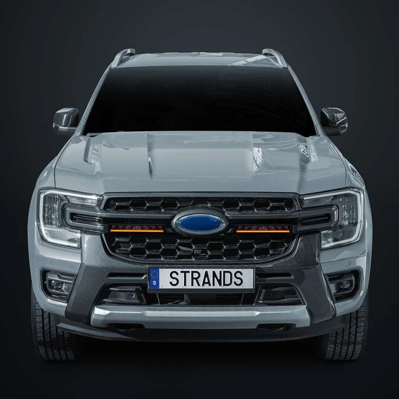 Strands Twin 10" Firefly ljusrampsgrillsats för Ford Ranger Wildtrack 2023-