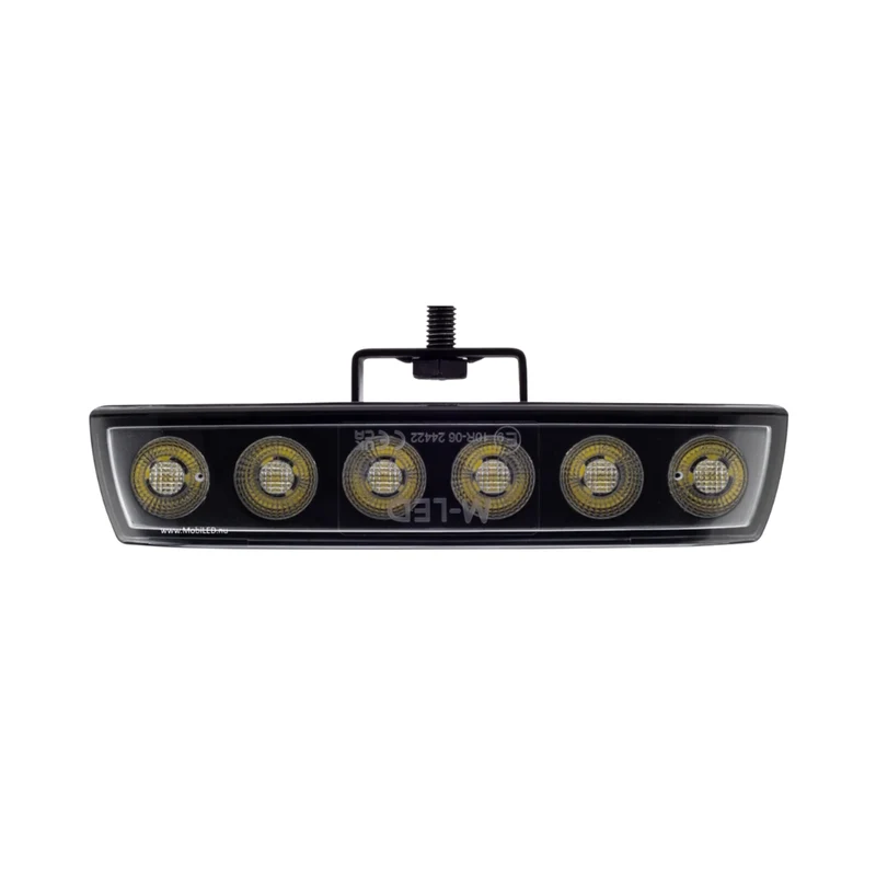 Mörk Slimline LED Arbetslampa med Böjd Kant / 30W