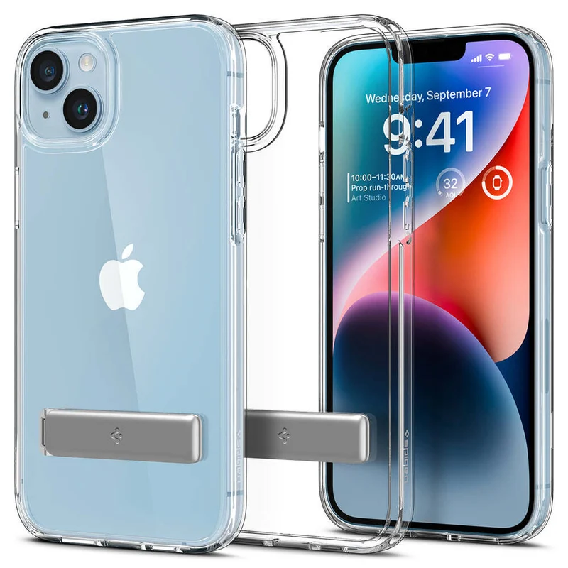 SPIGEN Ultra Hybrid Kickstand Case for iPhone 14 Plus (Clear)