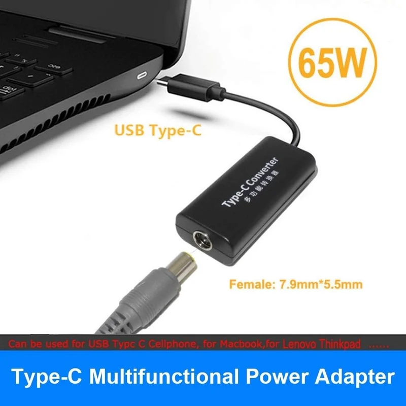 NÖRDIC USB-C till DC 7.9x5.5mm adapter