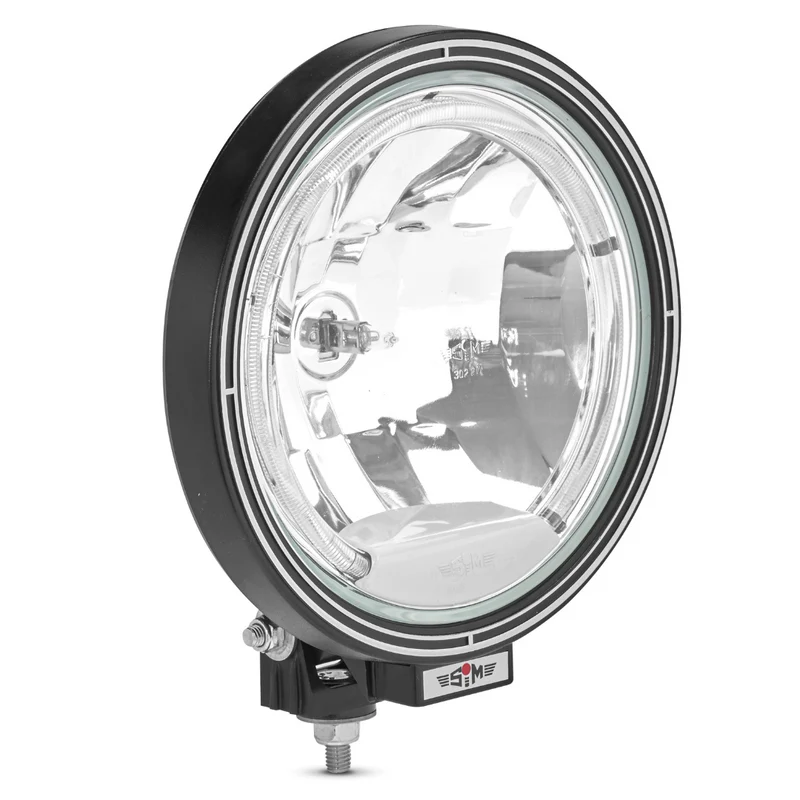 SIM 3227 Rund extraljuslampa med LED-halo / 9 tum