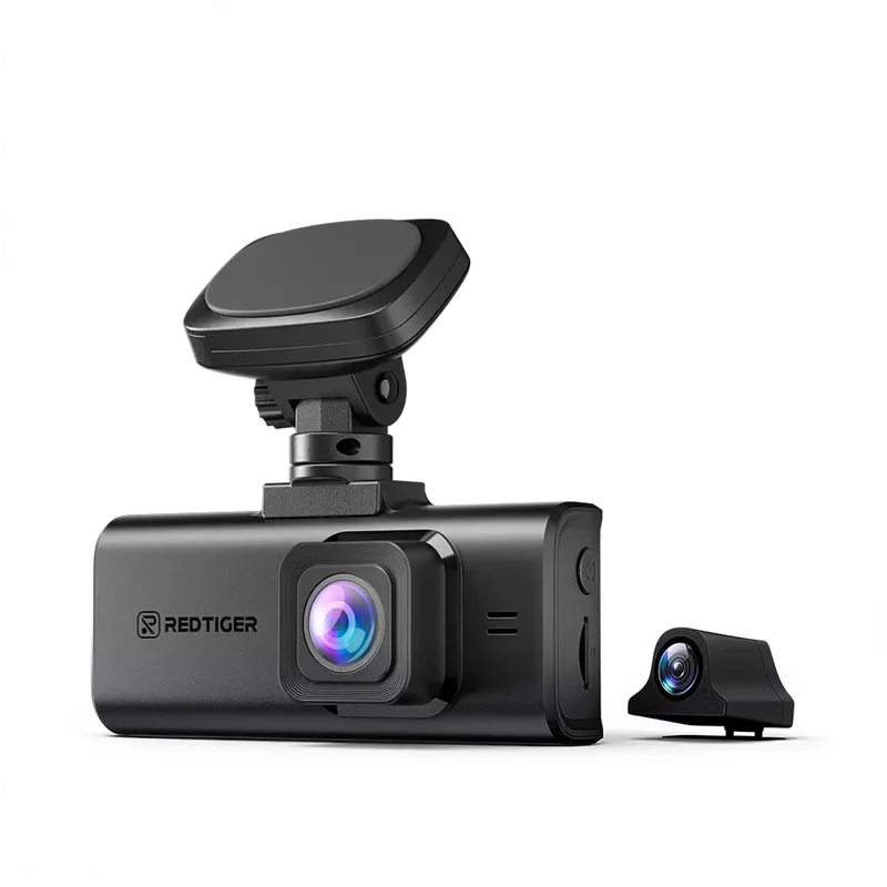 Redtiger F7N Elite 4K Sony STARVIS 2 WiFi-6 Touchscreen Voice Control Dual Dash Cam