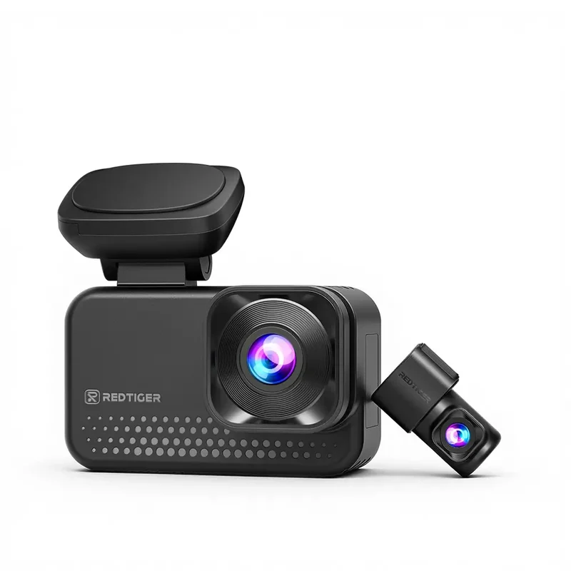 Redtiger ViewClear 70 4K Dual HDR 5.8Ghz WiFi-6 Hyper Night Clarity Dual Dash Cam