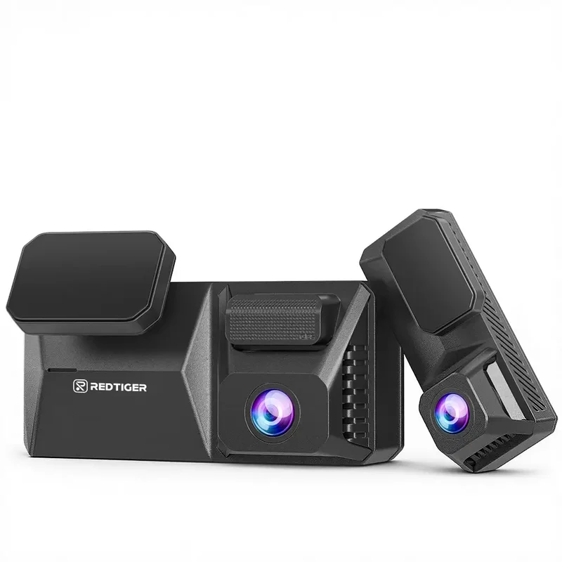 F77 STARVIS 2 4K+4K Dual IMX678 Voice Control 5.8GHz High Speed WIFI Dash Cam