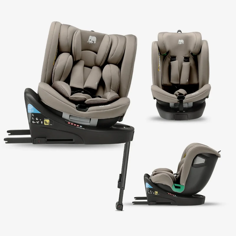 Chase Luxe i-Size bilbarnstol 40–150 cm Isofix 360° – Truffle Nougat