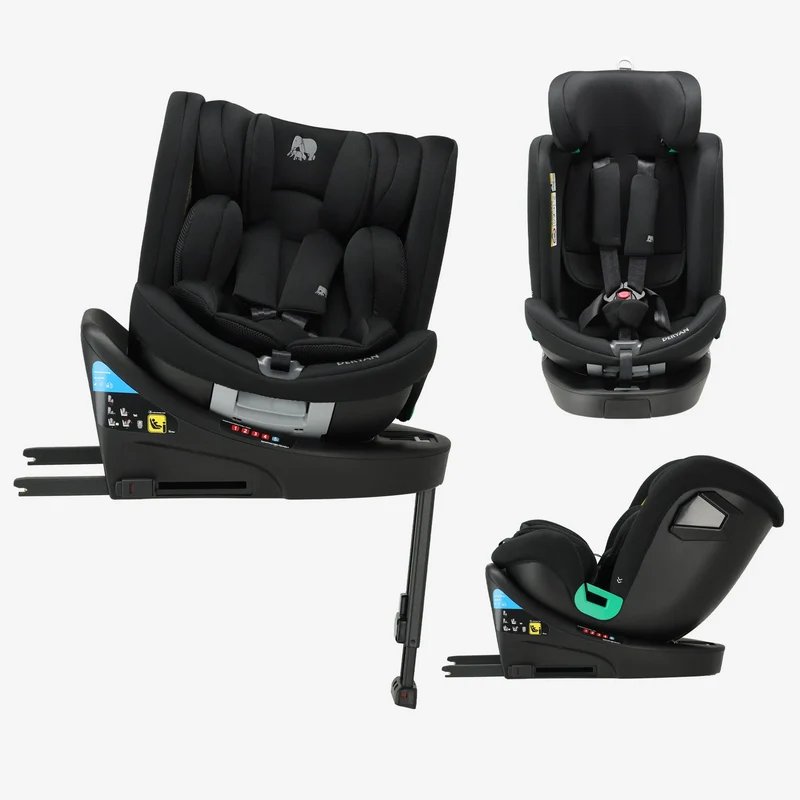 Chase Luxe i-Size bilbarnstol 0–36 kg Isofix 360° – Svart