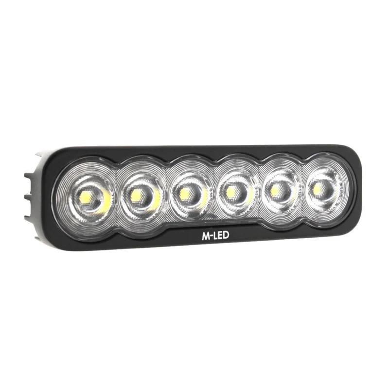 Lång LED-arbetslampa med rostfritt fäste / 30W