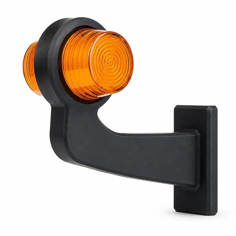 Gammaldags dansk långarmsmarkeringsljus / Amber & Amber Neon