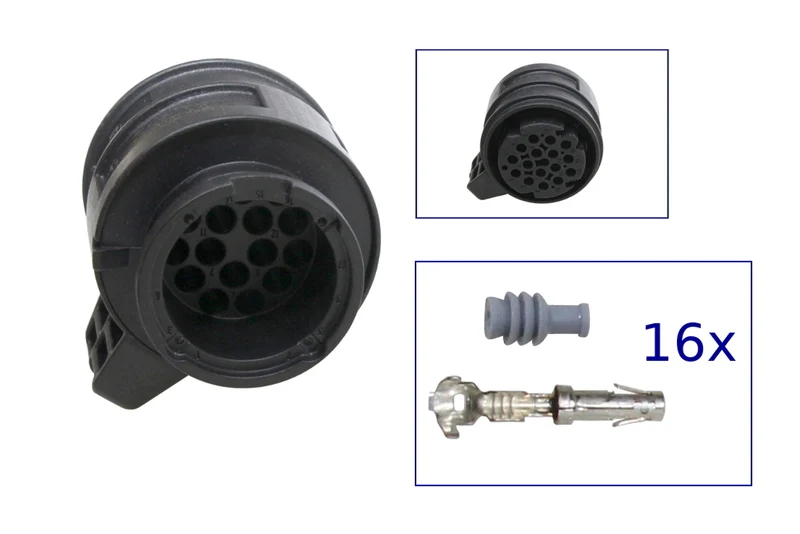Repair kit connector 16 pin 3D0 973 993 plug housing for VW Audi Seat Skoda