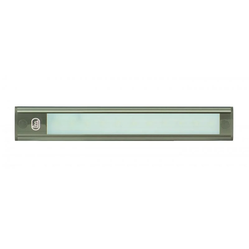 Interiörlampa med pekknapp 260mm 24v / Grå sockel / LED autolampor