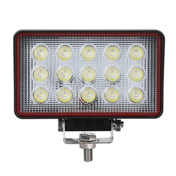 Rektangulär LED-arbetsljus med översvämningsstråle 45w / LED Autolamps Red Line Range