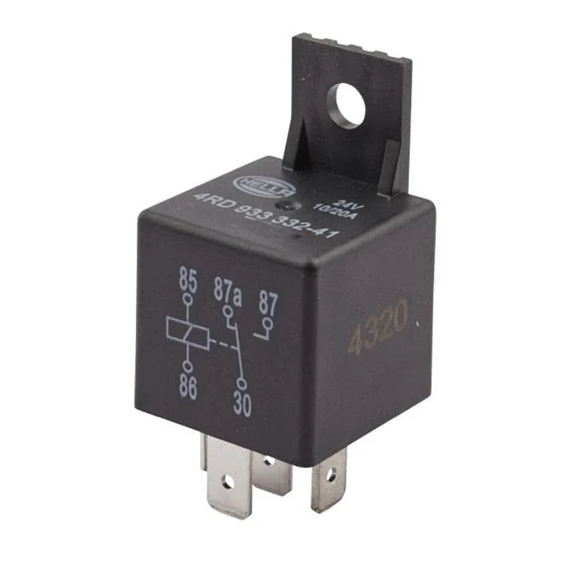 Hella 24V 20A växlande minirelä / 5-polig