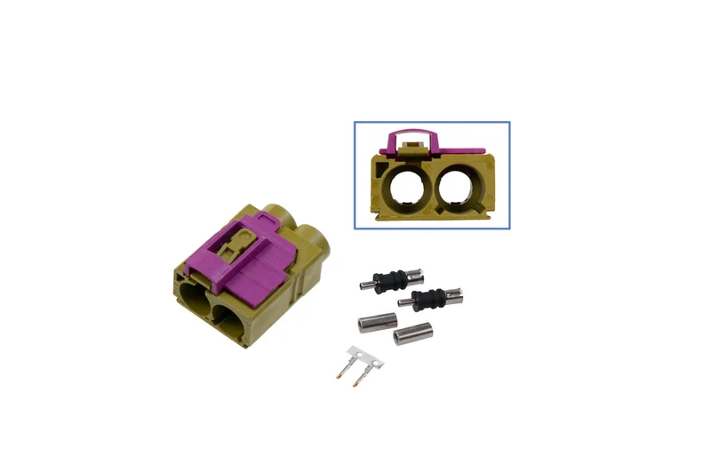 FAKRA double socket - female