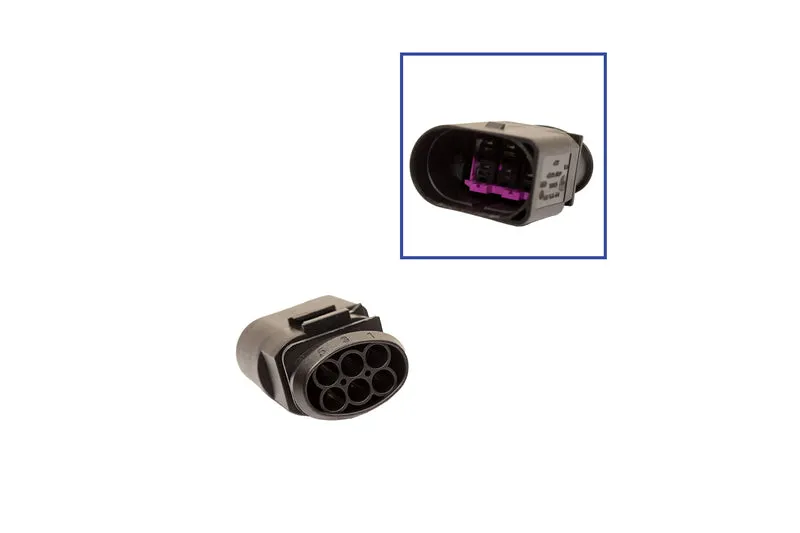 Repair kit connector 6 flatpin 1J0 973 833 housing for VW Audi Seat Skoda