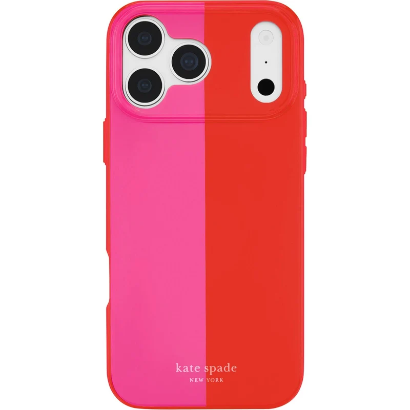 Kate Spade Magsafe Case for iPhone 18 Pro Max (Racing Stripe Pop Pink)