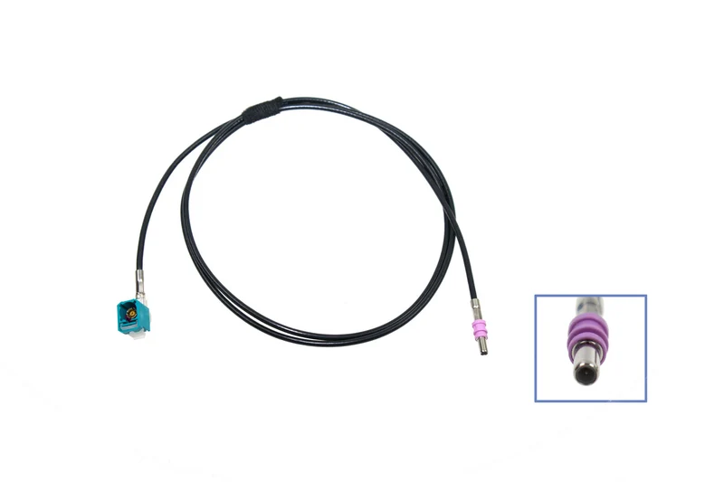 Fakra-cable angle-socket (female) to male