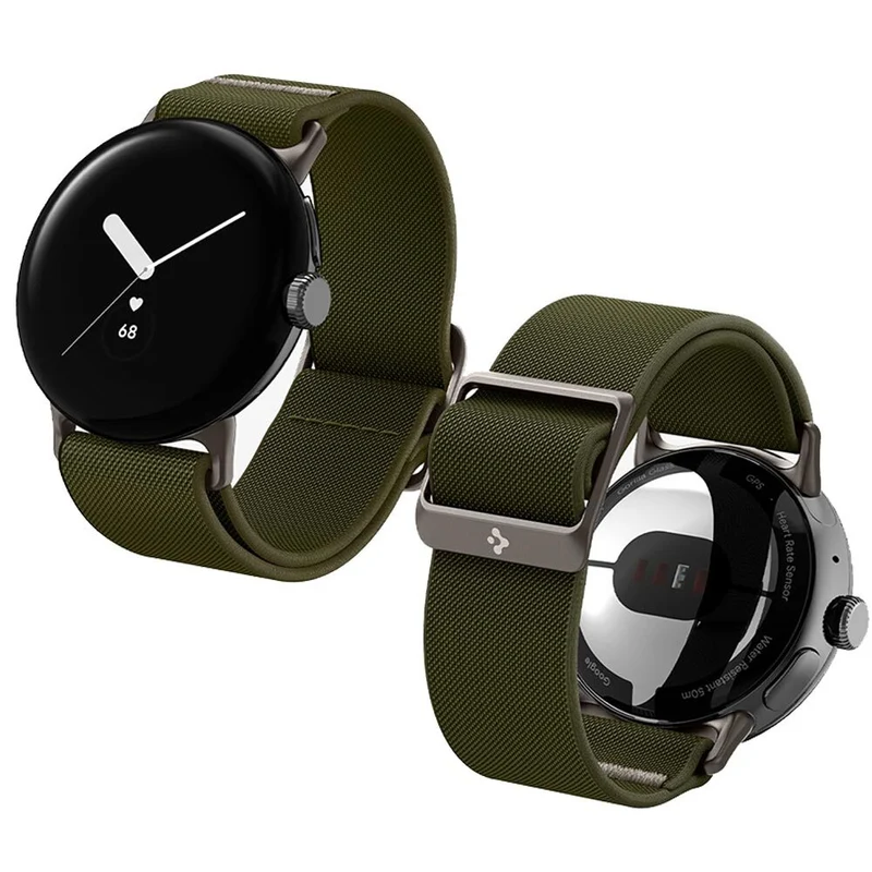 Spigen Google Pixel Watch 5/4/3 41mm/2/1 Lite Fit band (Khaki)