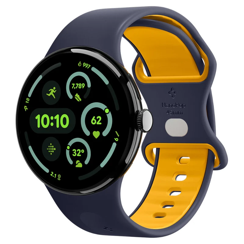 Spigen Pixel Watch 5/4/3 45mm Nano Pop Watch Band (Blueberry Navy)