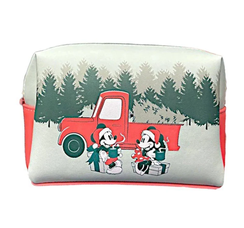 Loungefly Disney Mickey and Minnie - Holiday Cosmetic Bag