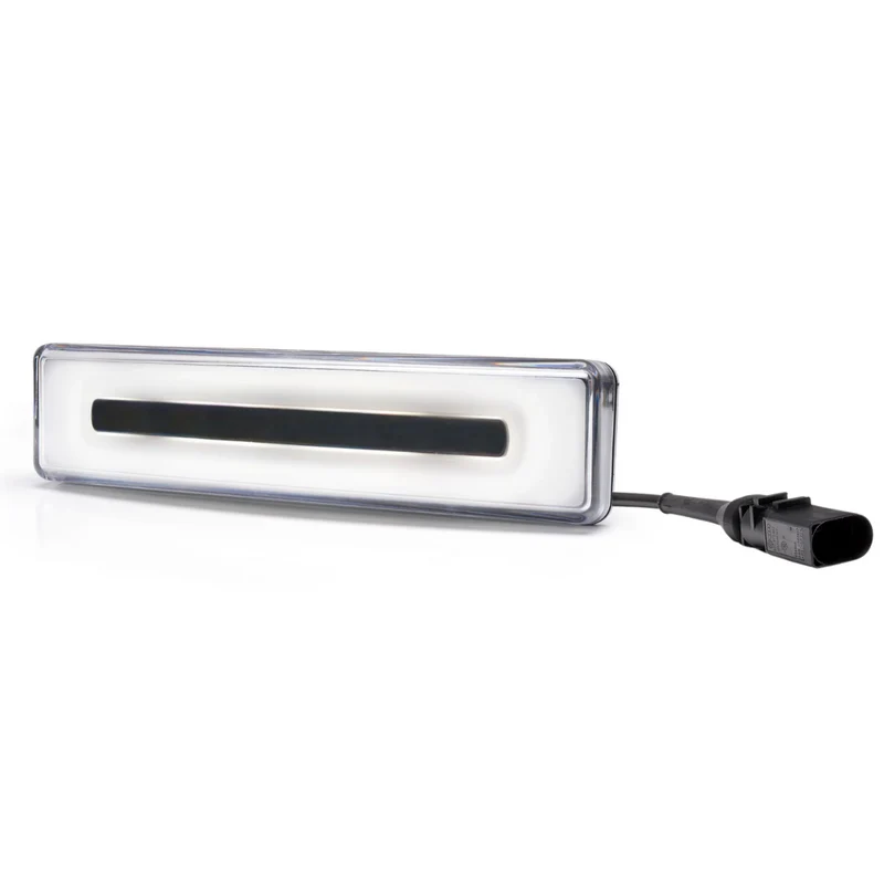 Vit Scania Neon LED-visirlampa med kontakt