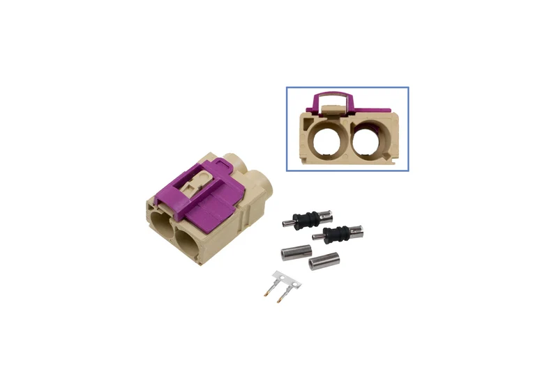 FAKRA double socket - female
