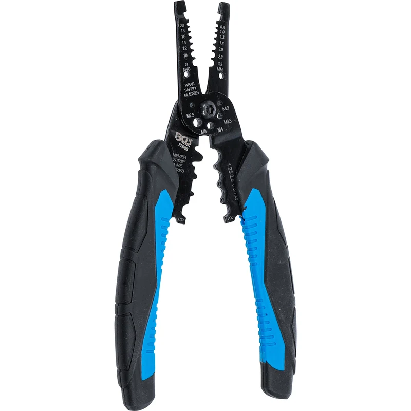 Cable Stripping and Crimping Pliers 210 mm