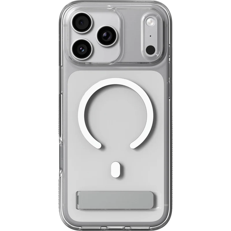 ZAGG Crystal Palace Snap KickStand Case for iPhone 18 Pro Max/17 Pro Max (Clear)