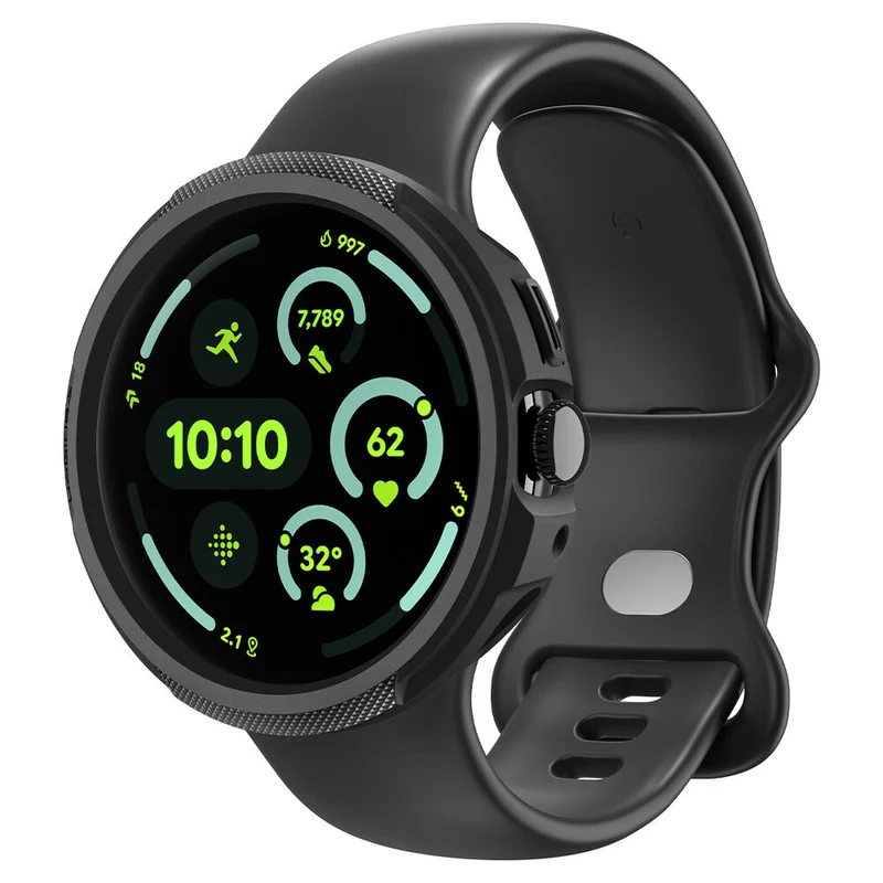 Spigen Pixel Watch 5/4 45mm Liquid Air Case with Stand (Black)