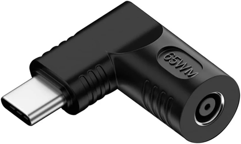NÖRDIC Laptop adapter USB-C till DC 5.5x2.5mm 65W