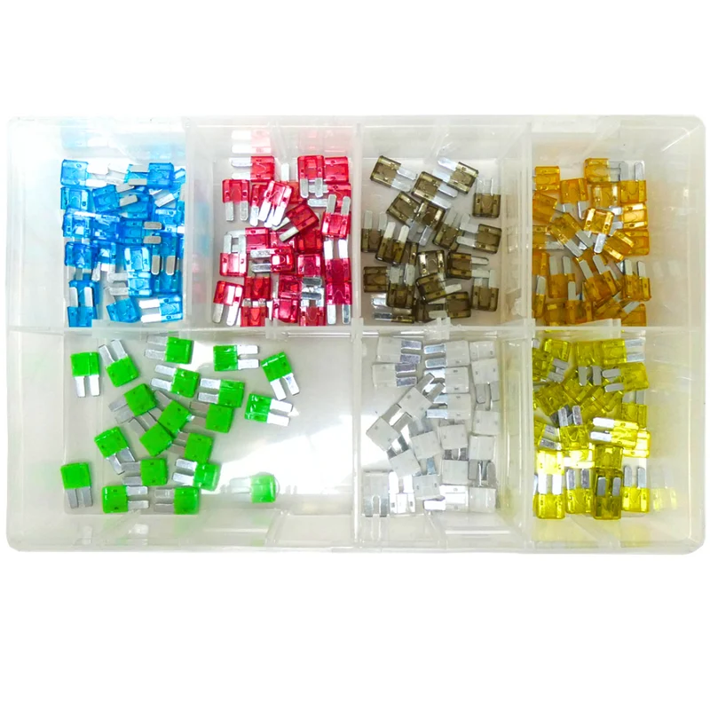Diverse Micro 2-bladssäkringar / paket med 160 st