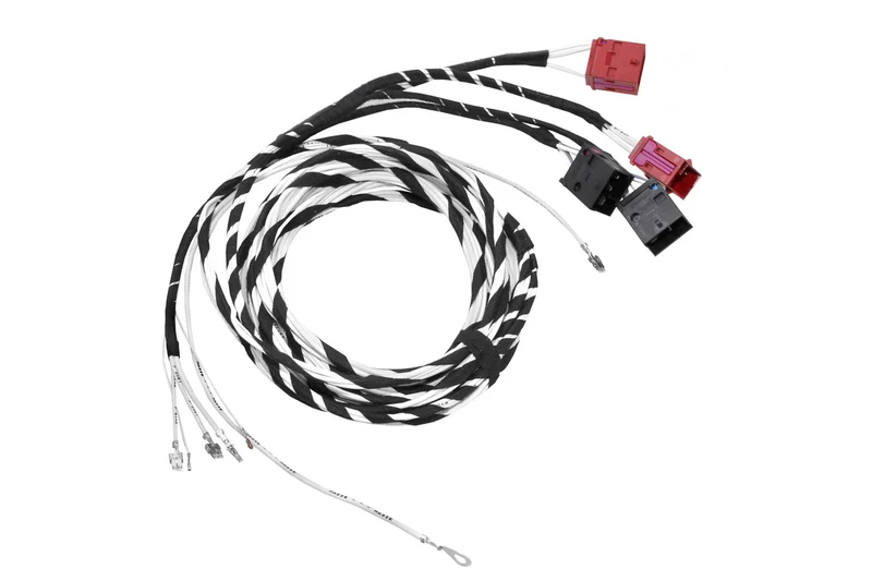 Cable set seat heating with lordosis adjustment for Audi A4 B6, A4 B7