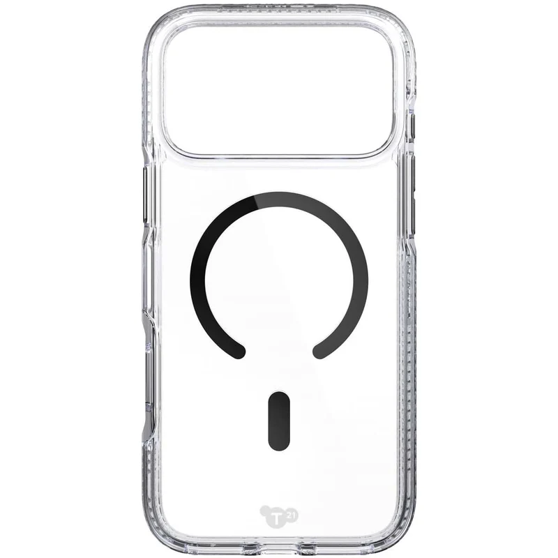 Tech21 EvoCrystal MagSafe Case for iPhone 18 Pro Max (Clear/Black)