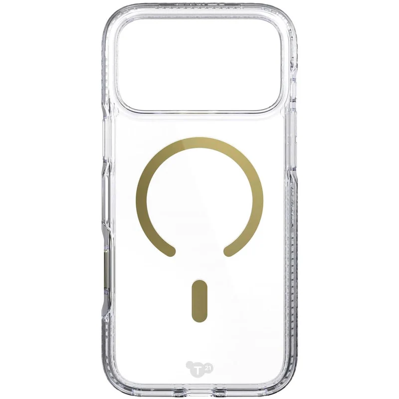 Tech21 EvoCrystal MagSafe Case for iPhone 18 Pro Max (Clear/Gold)