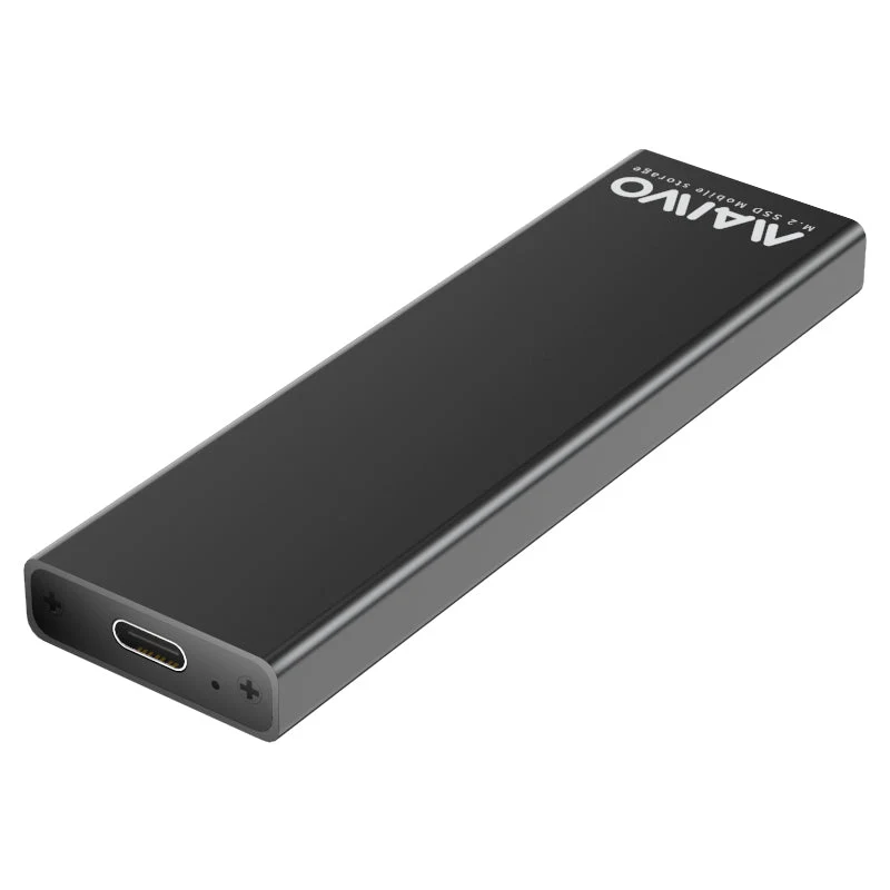 Maiwo K1688S M.2 SATA SSD till USB C GEN1 5Gbps extern Lagringskabinett B-Key och B&M-Key aluminium