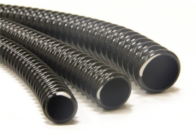 Solid PVC spiralledning / 30 meter rulle