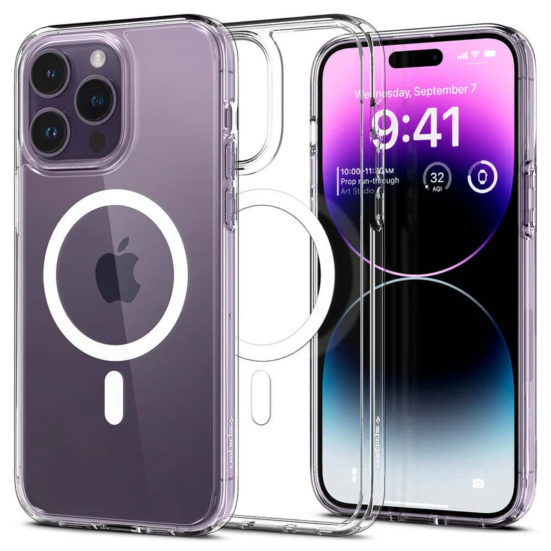 Spigen Apple iPhone 14 Pro Max Ultra Hybrid Mag (MagFit) Case - White