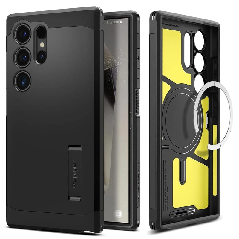 Spigen Samsung Galaxy S24 Ultra Tough Armor (MagFit) Case - Black