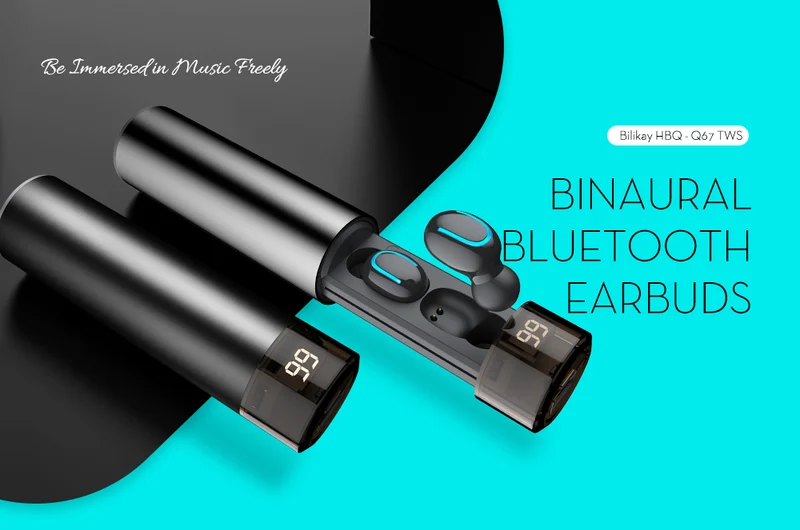 HBQ-Q67 TWS Trådlöst Bluetooth-headset Mini