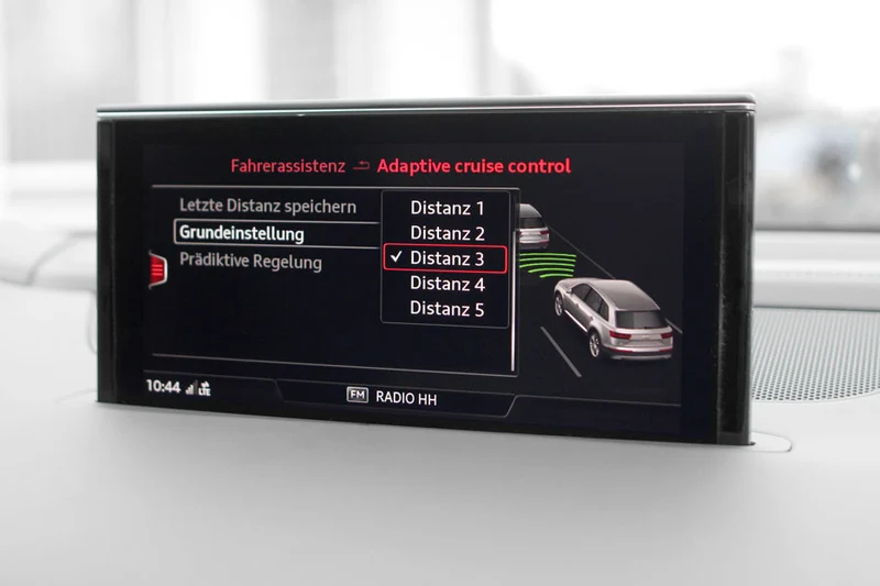 Coding dongle ACC Distance Preselection in the CAR menu