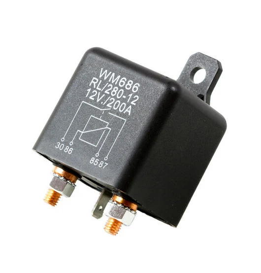 12V 200A Kraftigt stiftrelä
