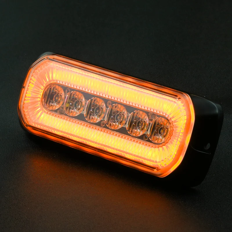 Juluen Halo Blitz Stroboskopljus med Amber Halo
