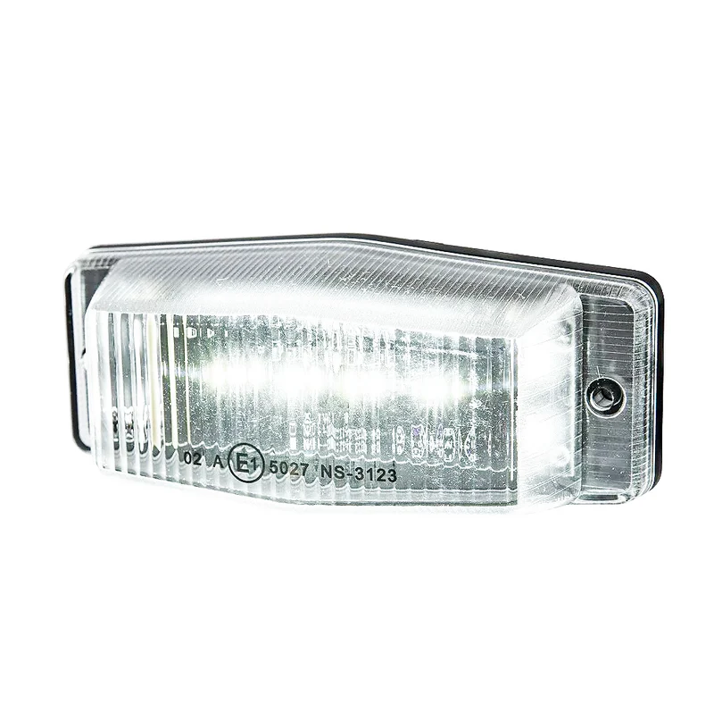 Vit LED-lampa med dubbla brännare för lastbilar - "Old School"