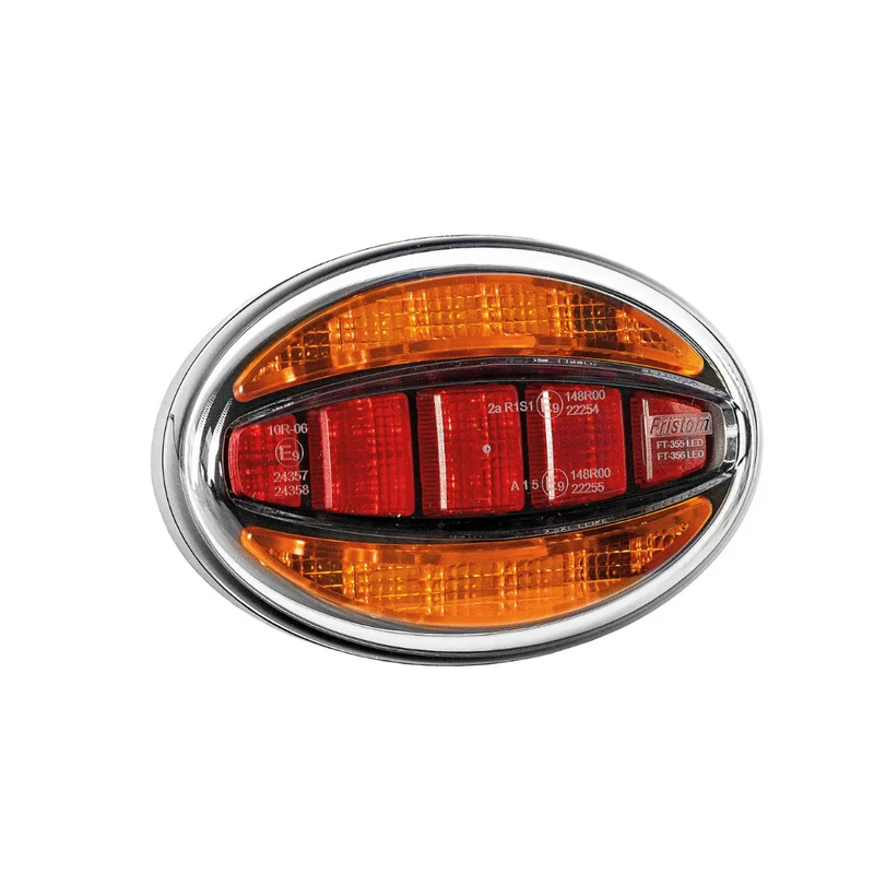 LED oval rund släpvagnslampa / Fristom FT-355