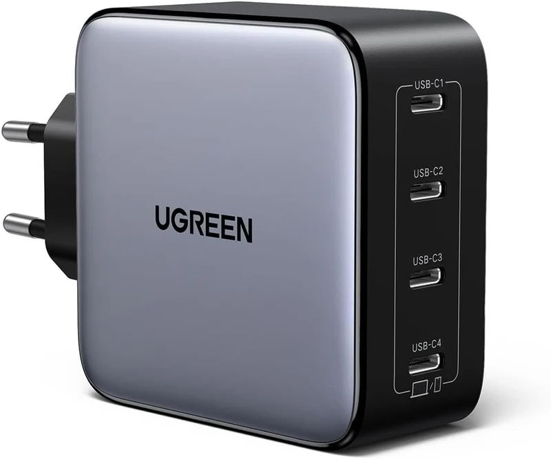 UGREEN Nexode 100W USB C Charger Block, 4-Port Type C Charger GaN Charger
