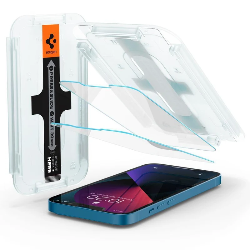 Spigen Apple iPhone 13 mini EZ Fit GLAS.tR Slim Glass Screen Protector - Clear