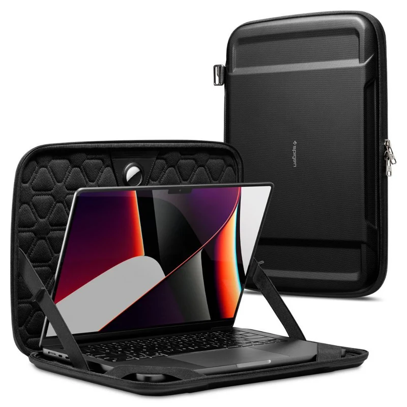 Spigen MacBook Pro 16" / MacBook Air 15" Rugged Armor Pro Case (Black)