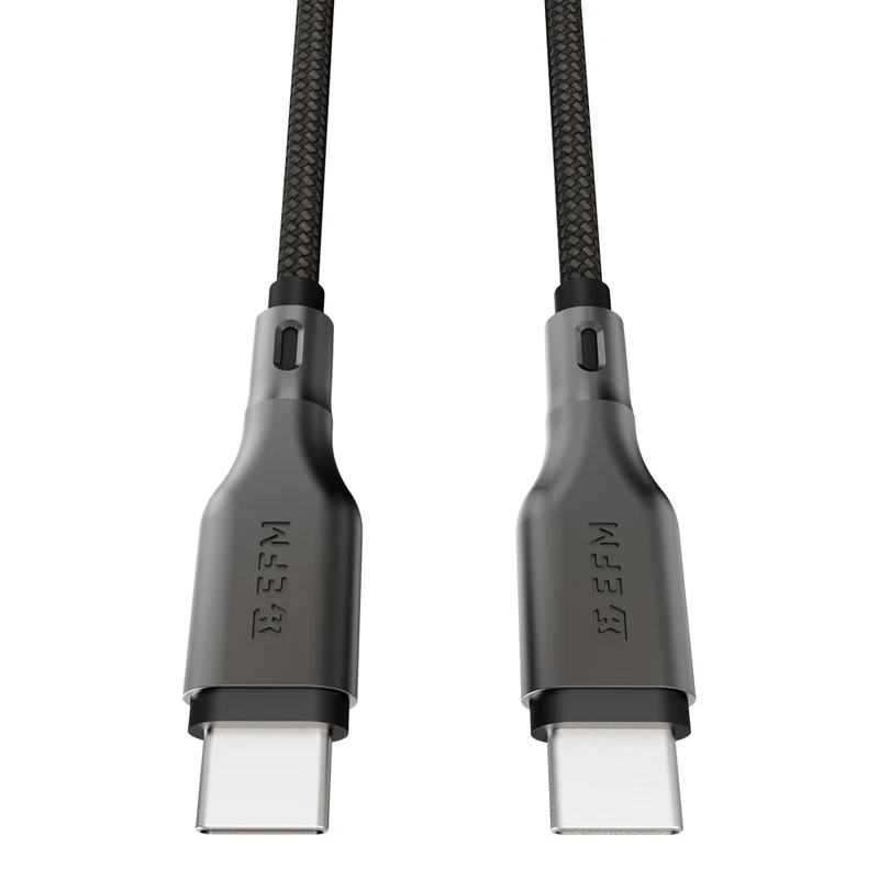 EFM 140W Pro Power and Data USB-C Cable with 1M Braided Cable (Black)
