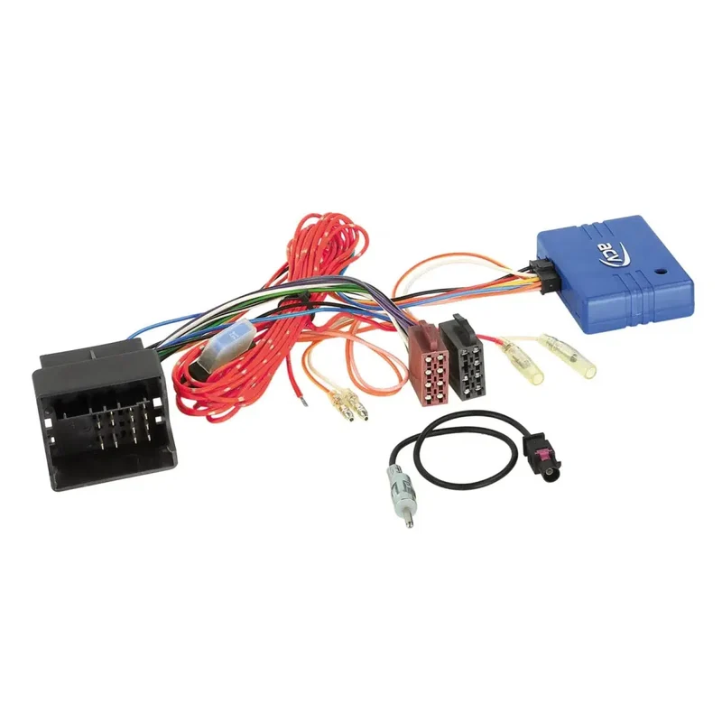 CAN BMW 40Pin Quadlock>ISO/Antenne Fakra>DIN